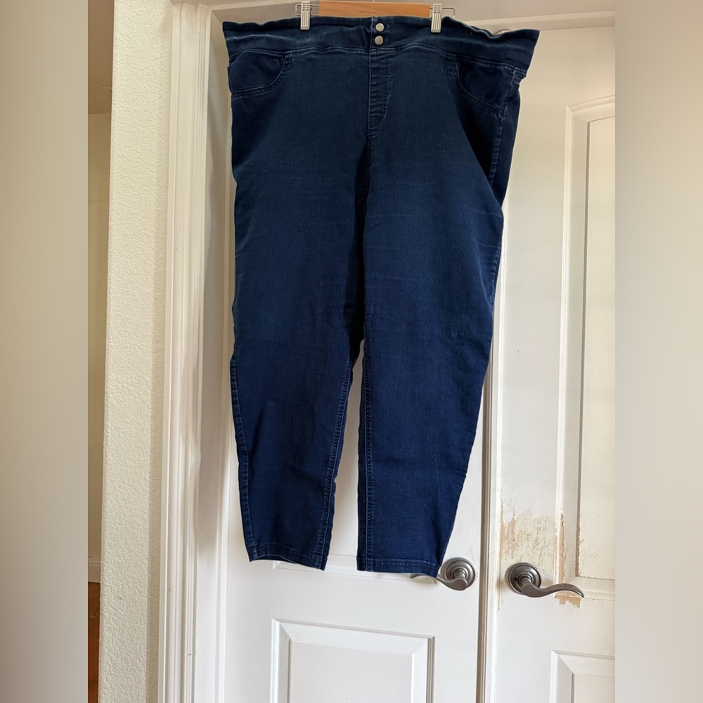 Terra & Sky Navy Stretch Denim Jeans